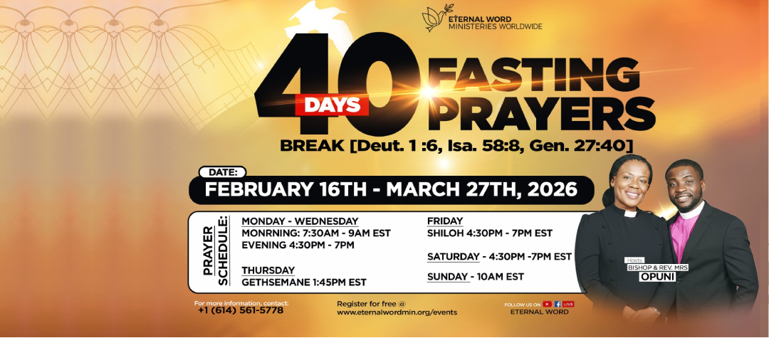 40 Days Fasting & Prayer